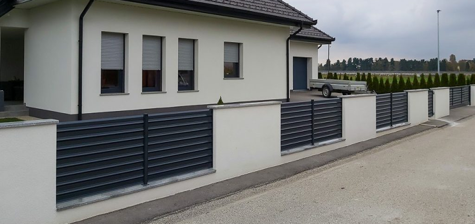 Ograje Litrop – Lamelne, panelne, kovane ograje in še več!
